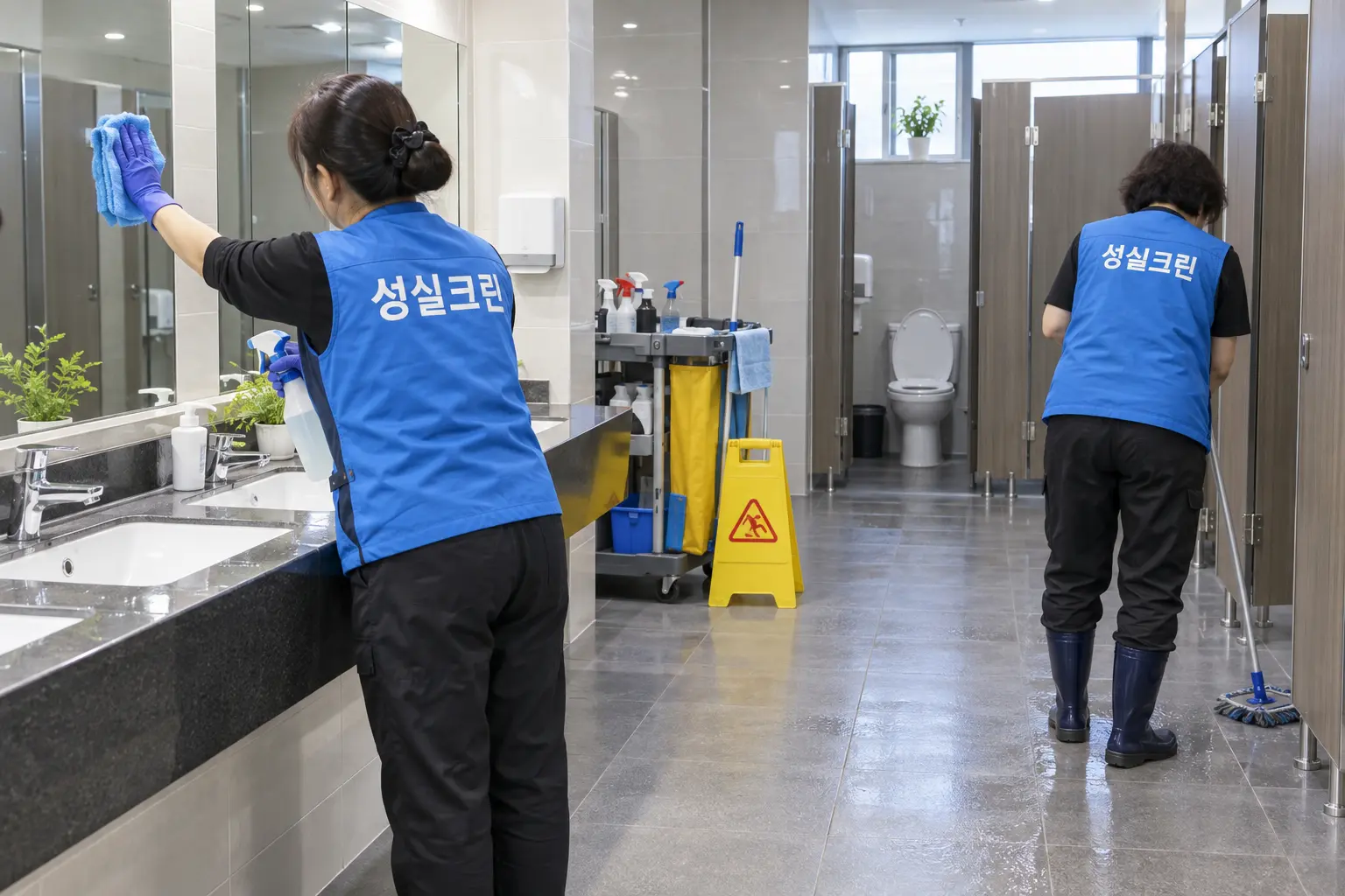 광주 화장실청소 전문업체 성실크린